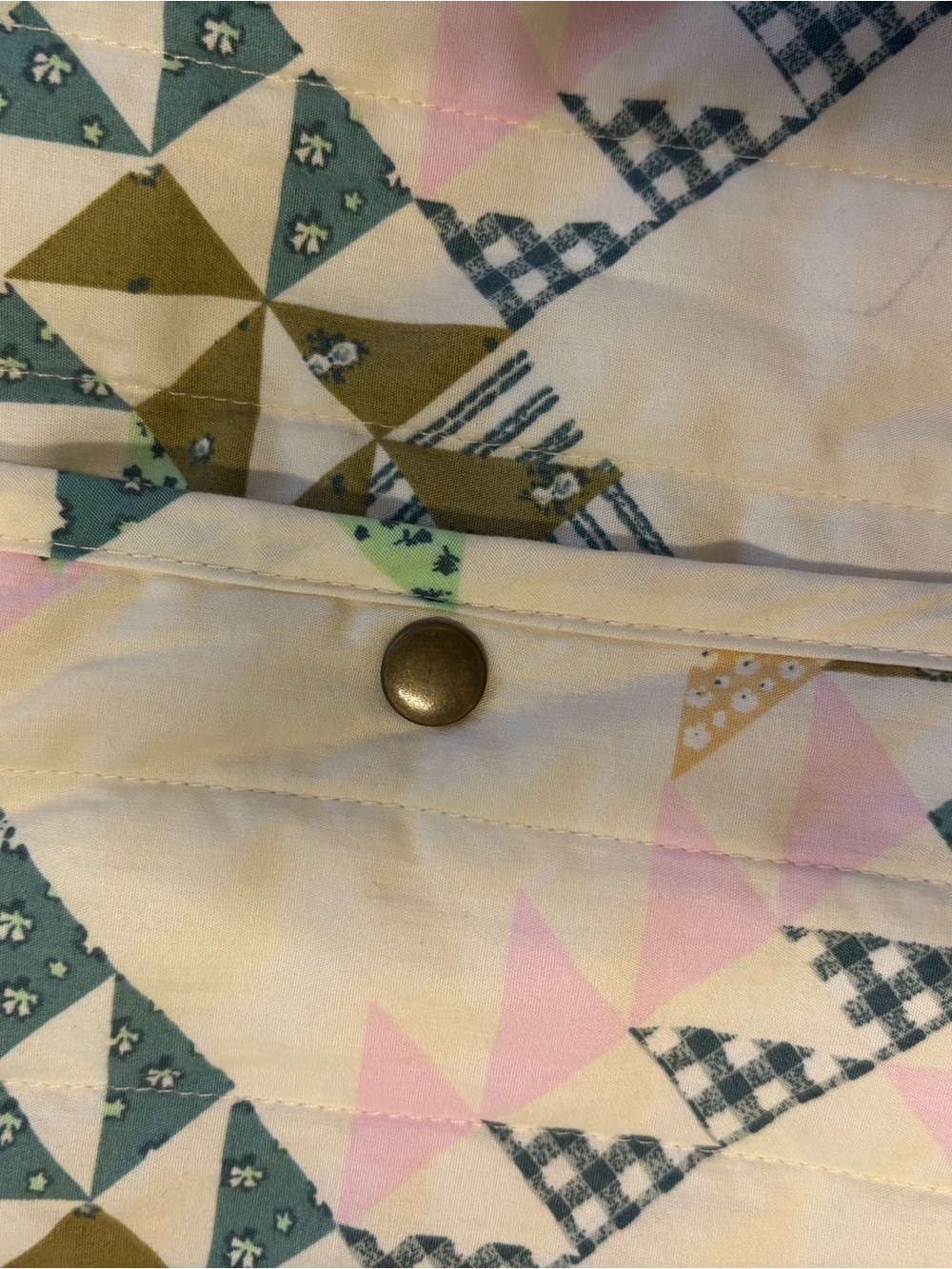 Universal Thread Quilted Patterned Jacket - Pastel Multi - Picture 4 of 4